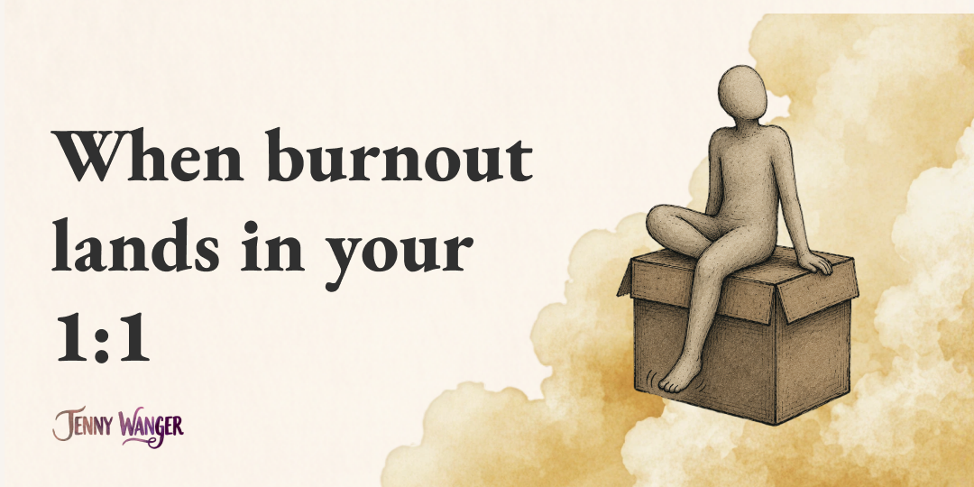 Coaching someone through the burnout that rest doesn’t fix