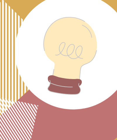 A lightbulb to represent ideas in articles